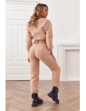 Warmer Plüsch-Trainingsanzug für Damen, rosa 88020 – Online-Shop – Boutique